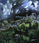 El Greco A View of Toledo oil painting picture wholesale